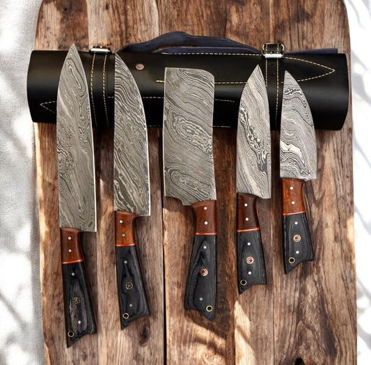 damascus kitchen knives