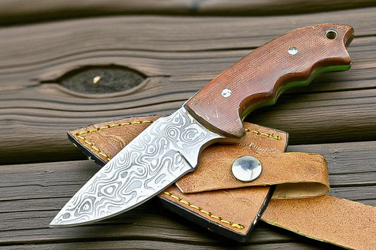 damascus hunting knives