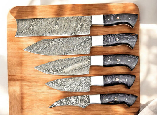 Damascus chef knife