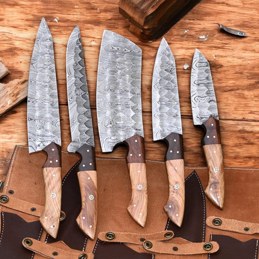 hand-forged kitchen knives