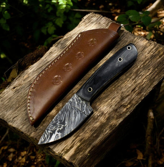 damascus skinning knife