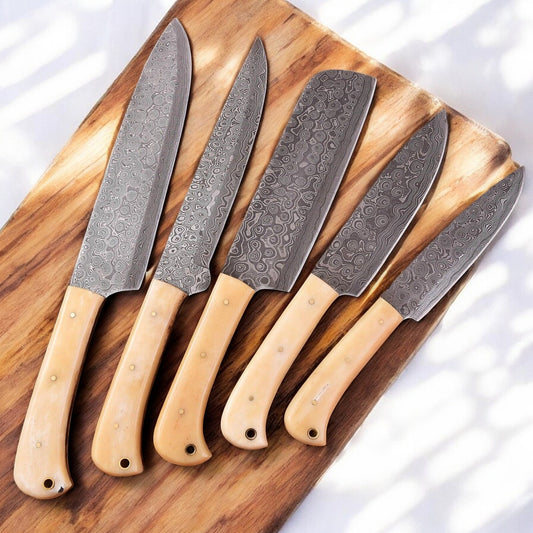 Damascus chef knife
