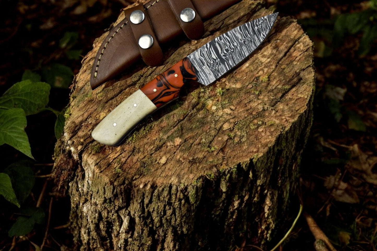 Handmade small skinning knife