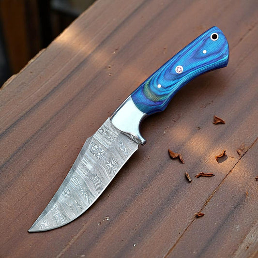 Damascus Hunting Knife