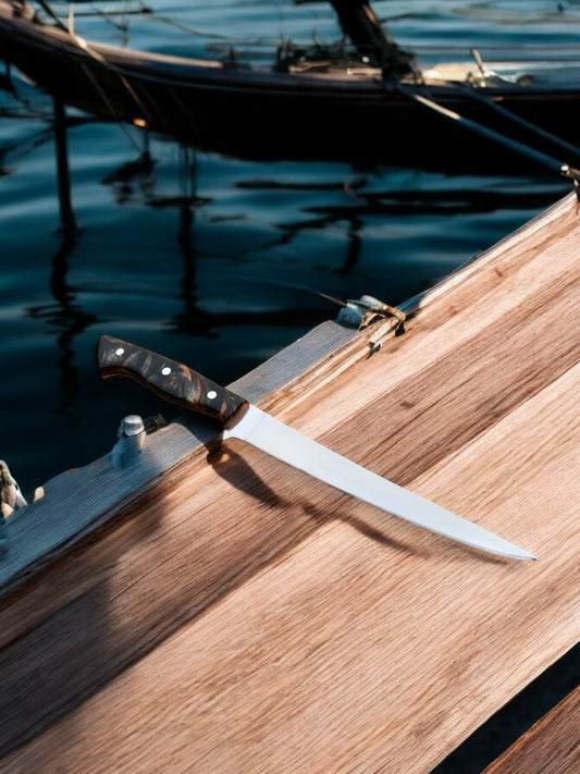 Fillet Knife for Fishing with Epoxy Resin Handle