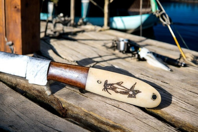 engraved fillet knife