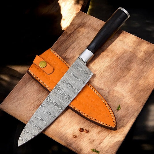 damascus kitchen knife