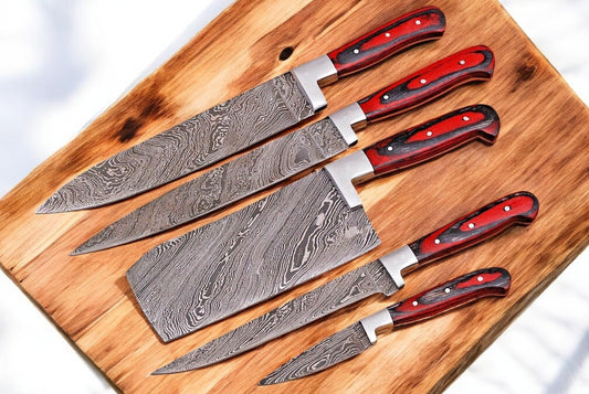 Damascus chef knife