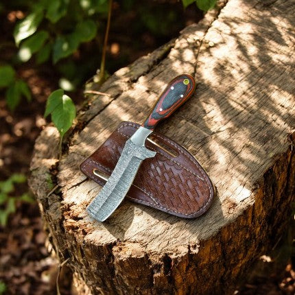 Hand Forged Bull Cutter Knife 