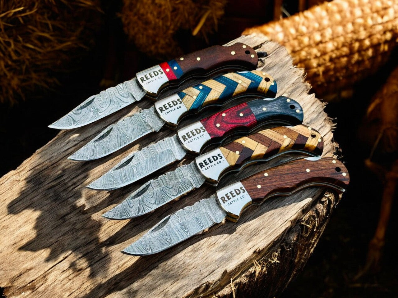 Holiday Gift Pack: Set of 5 Folding Pocket Knives – Black Friday & Christmas Sale