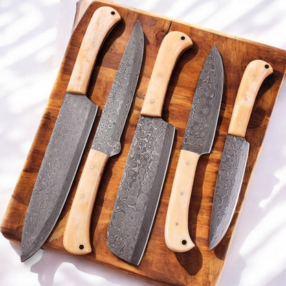 damascus kitchen knives
