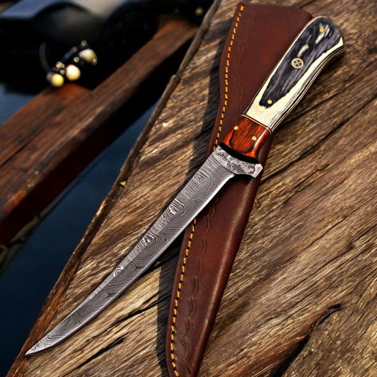 Damascus Fillet Knife 