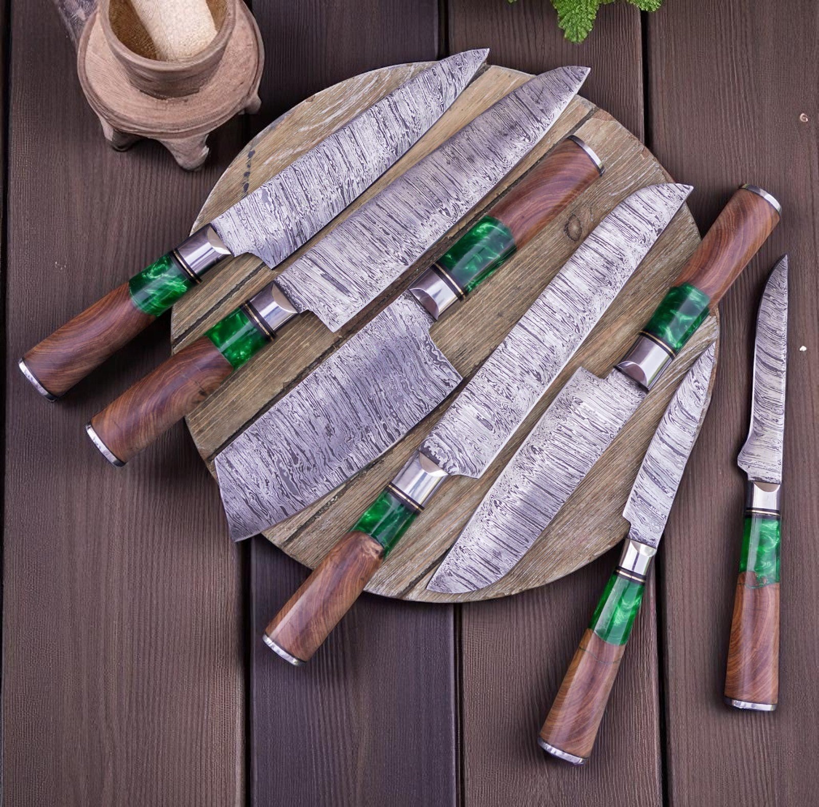 damascus cooking knife