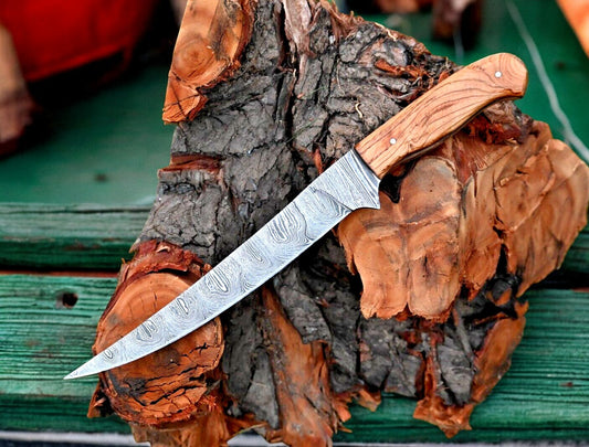 Damascus Filleting Knife 
