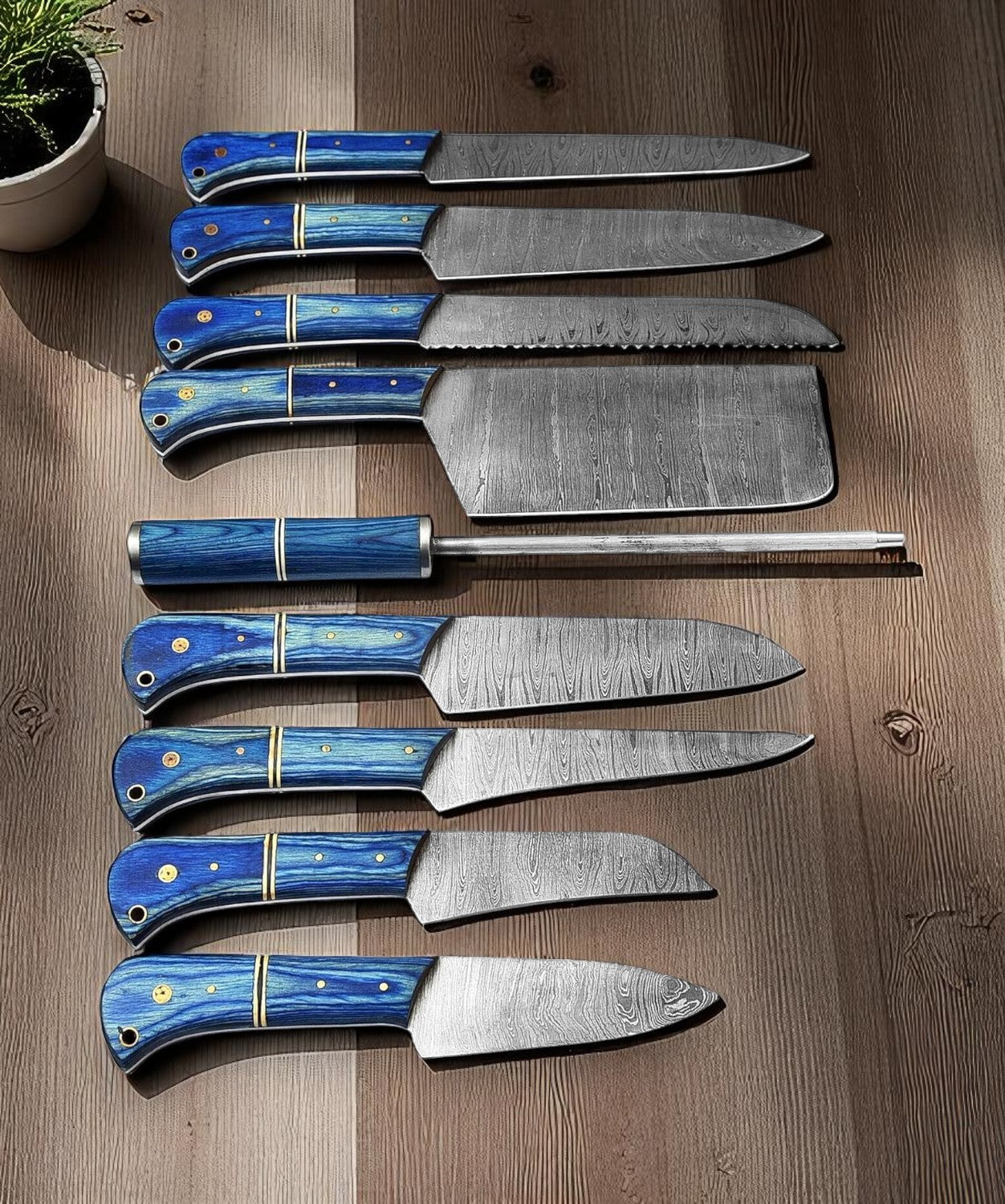 Damascus Kitchen Knives