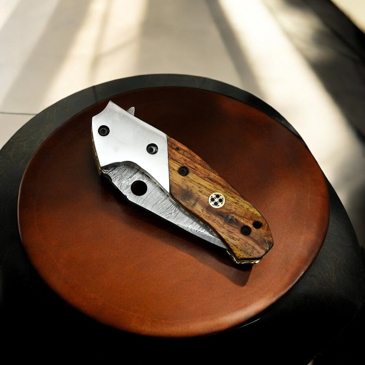 Compact and Stylish Custom Handmade Folding Knife
