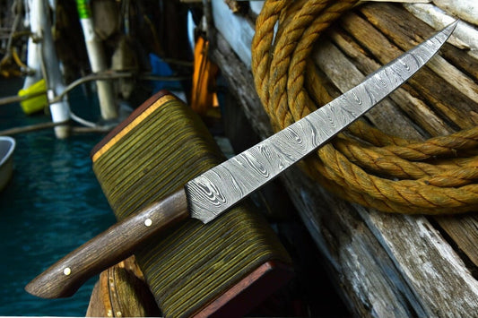  Damascus Steel Fillet Knife 
