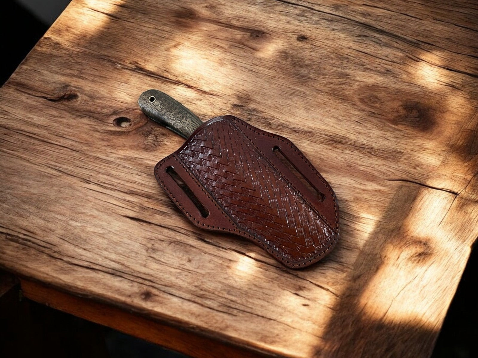 knife in a belt