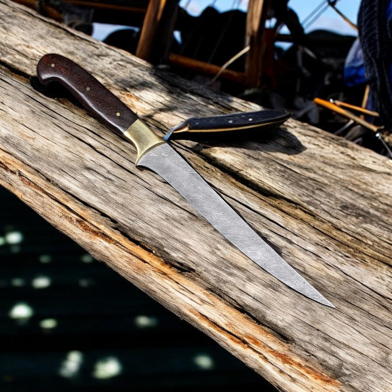  Damascus Steel Fillet Knife
