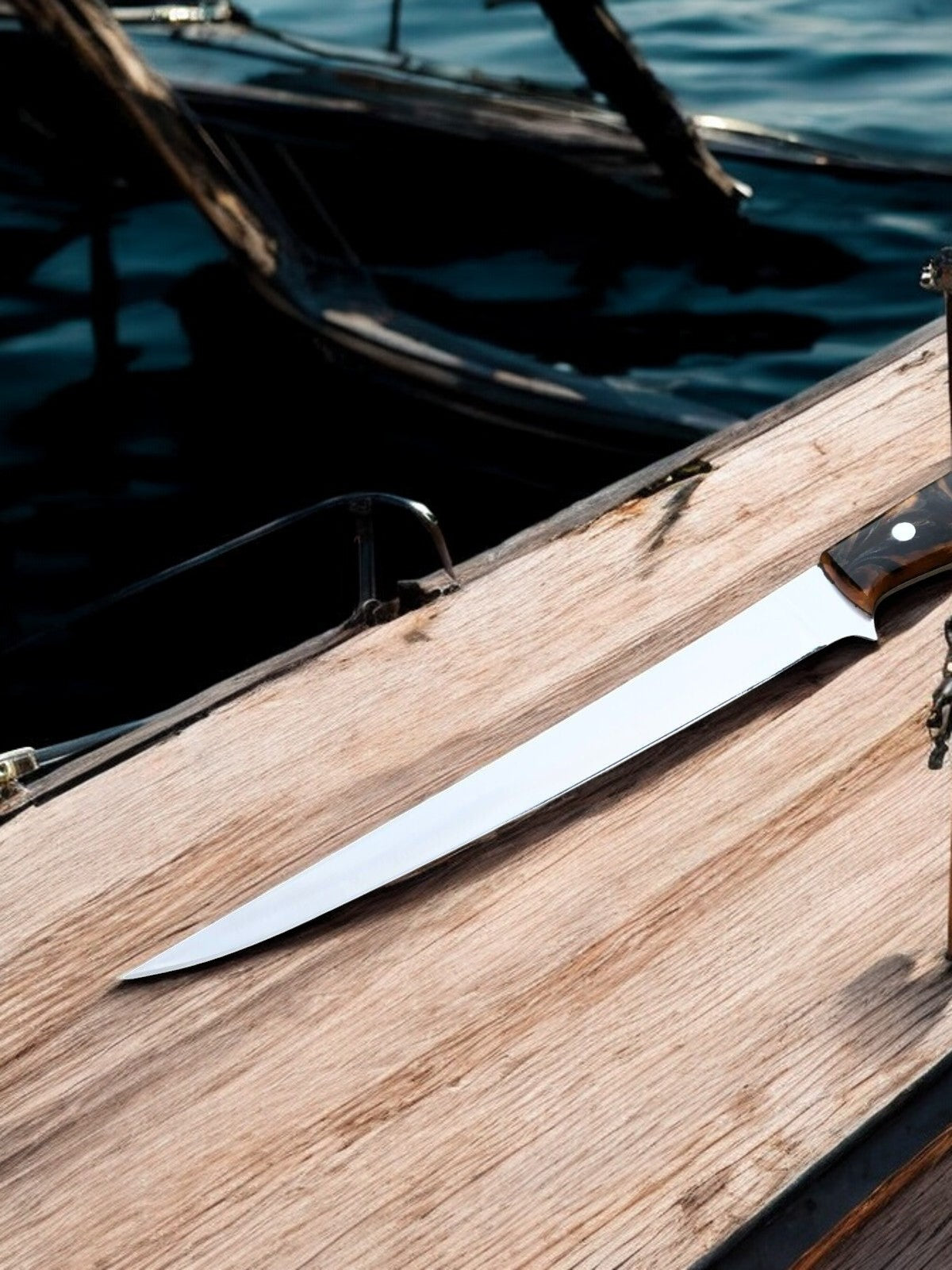 9-inch Stainless Steel Blade Fillet Knife for Fishing
