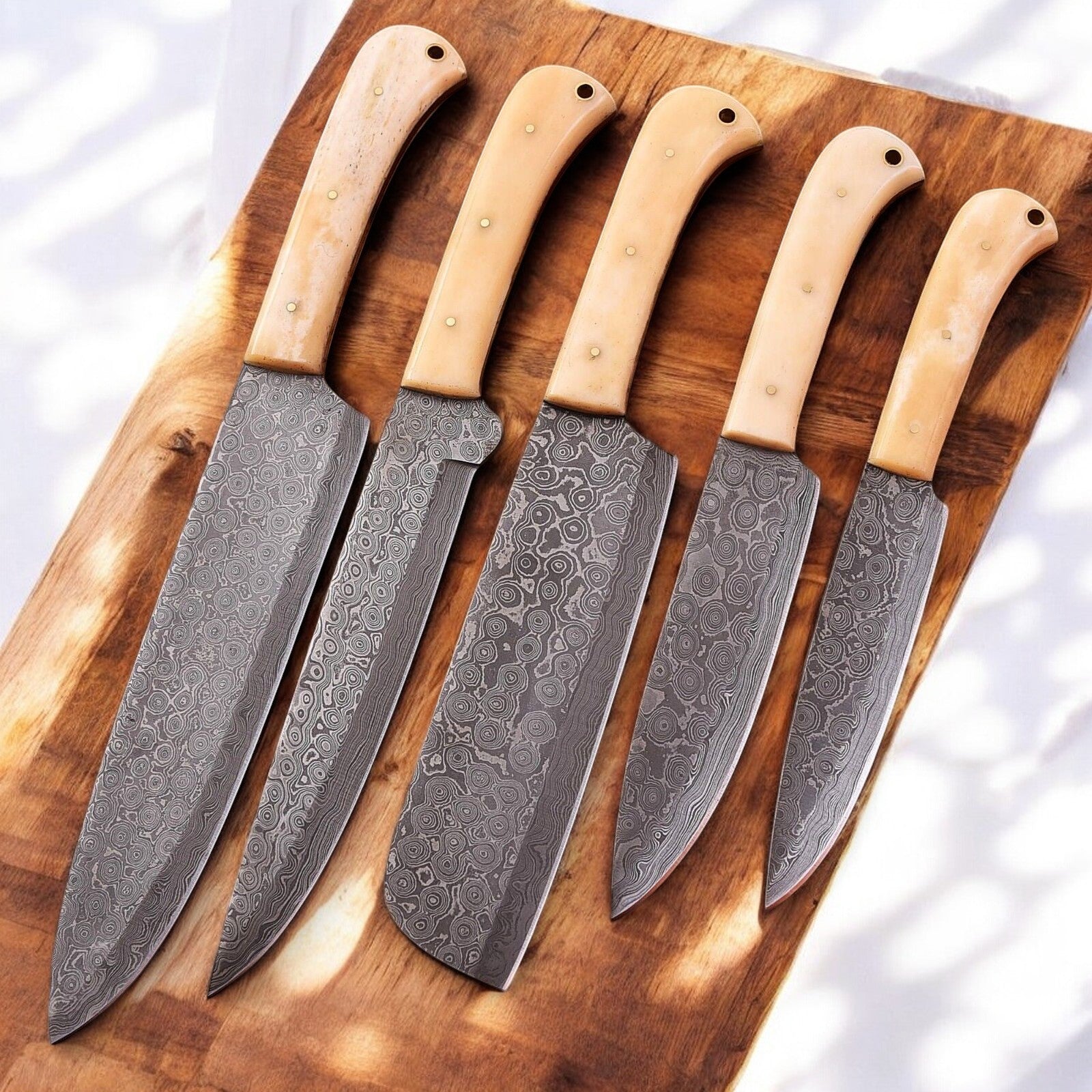damascus kitchen knife