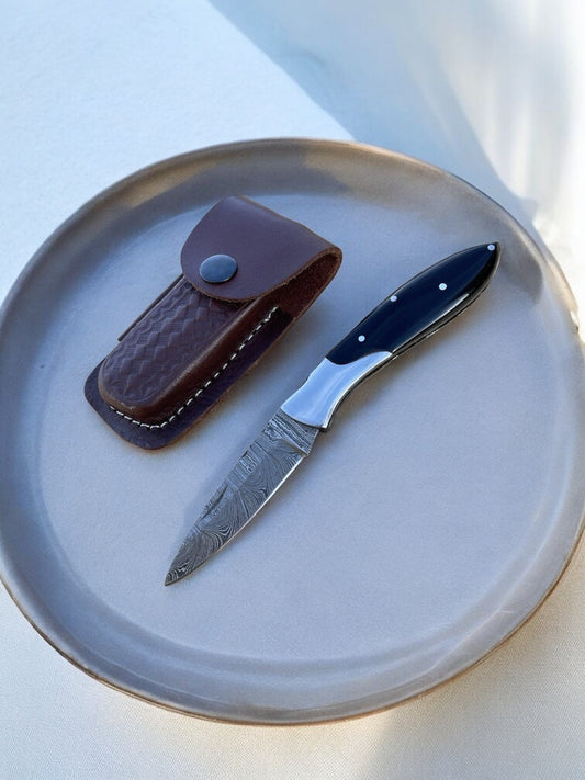 Damascus Pocket Knife