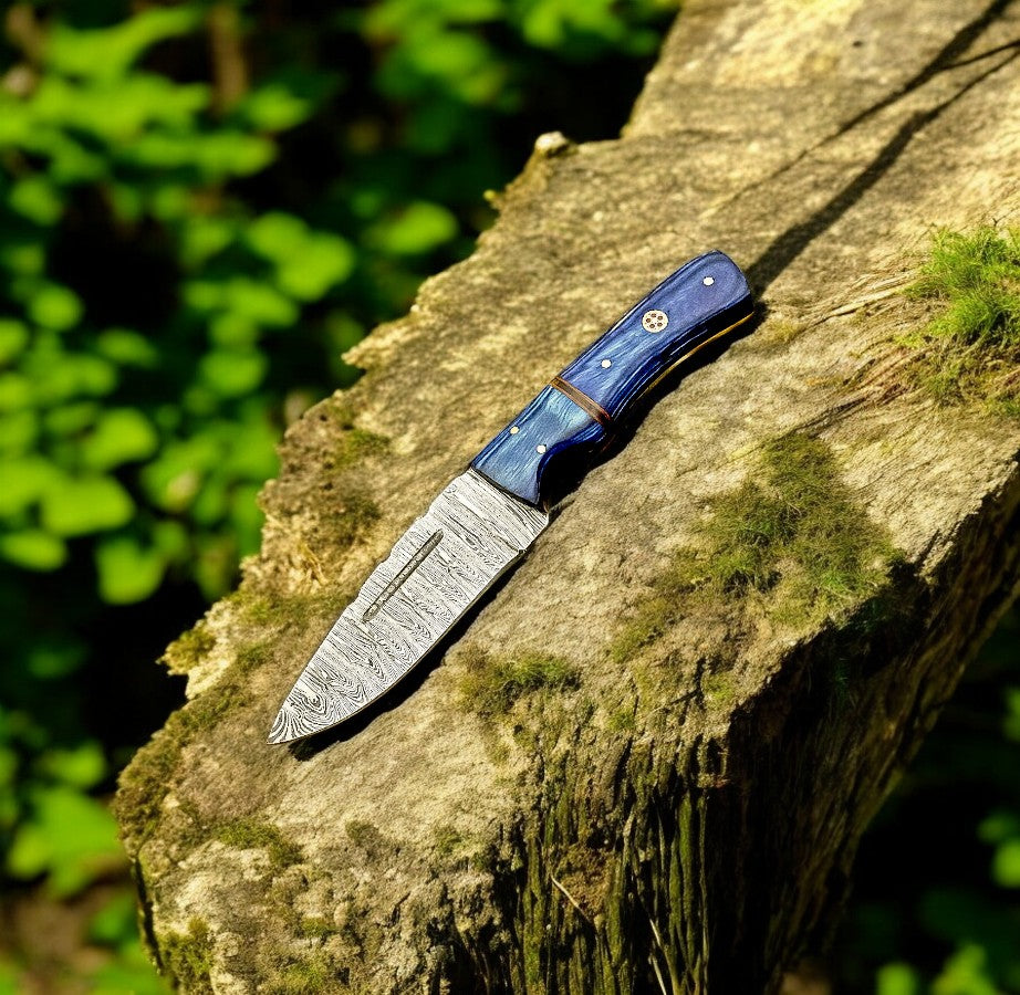 damascus steel knife hunting 