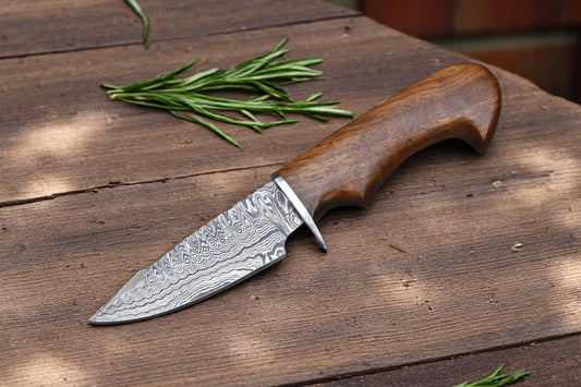 damascus hunting knives