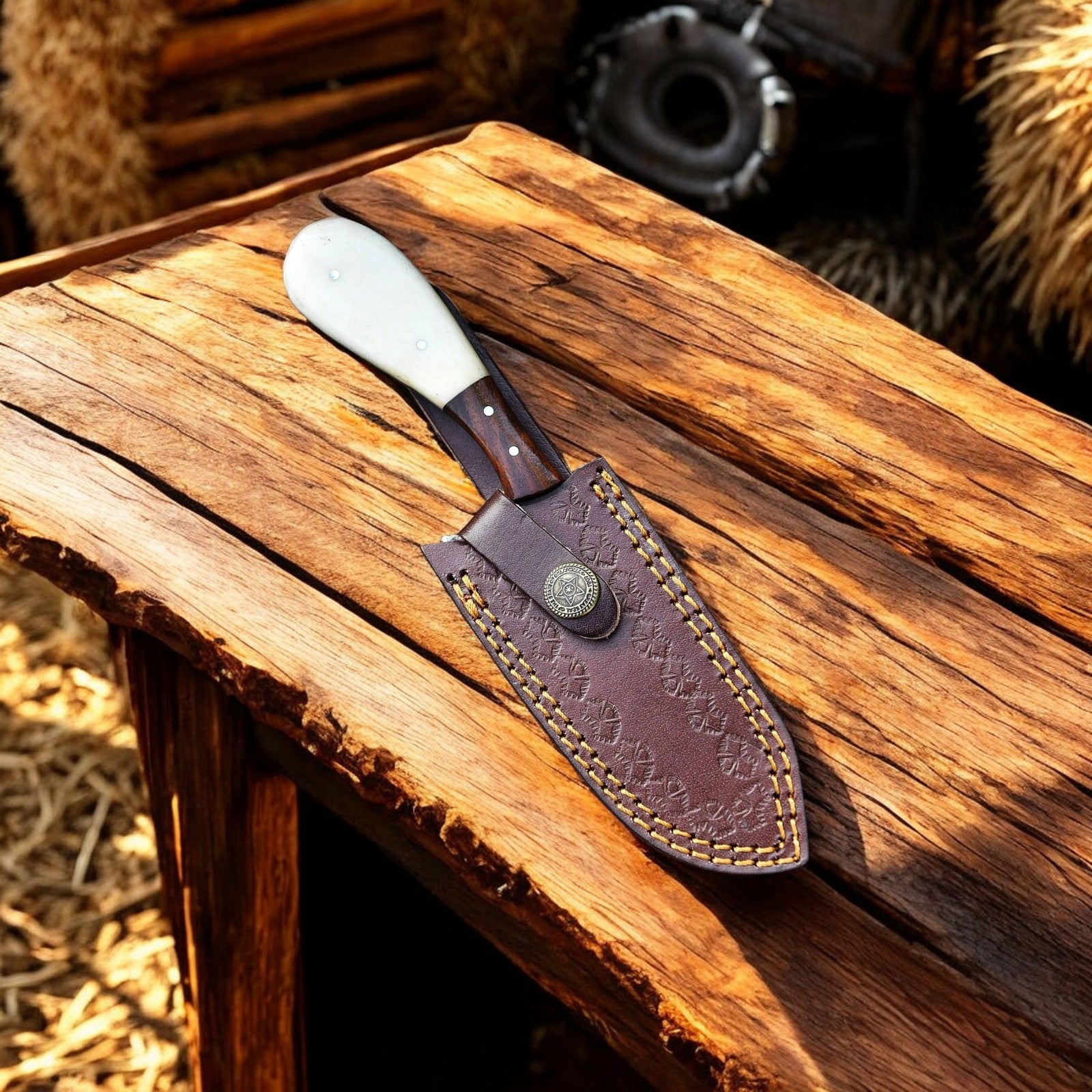 knife in a belt