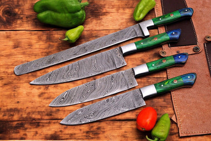  handmade chef knives 