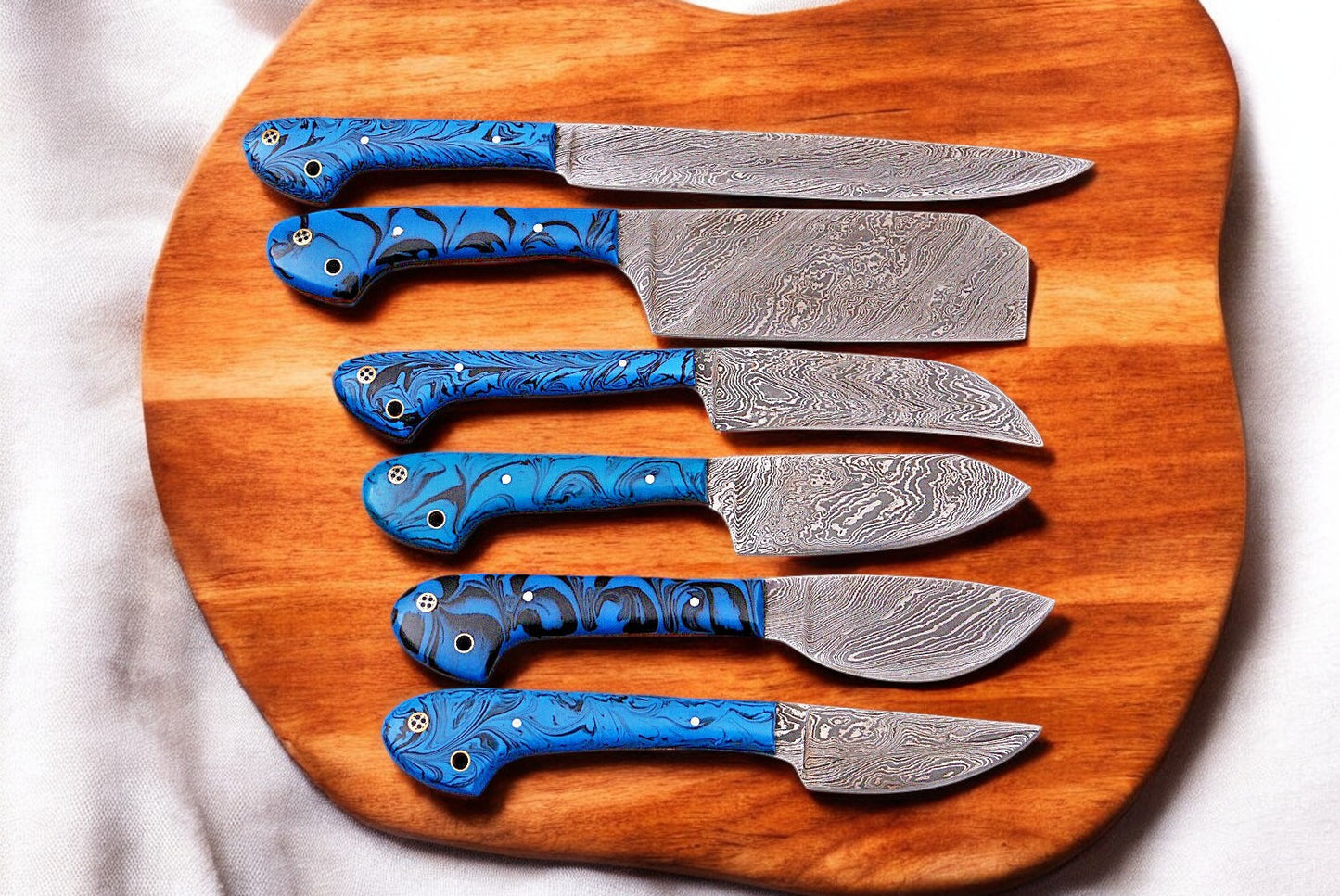 damascus kitchen knife 